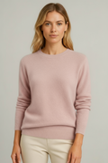 Eleanor | Women's Crewneck Sweater | Ribbed Trim
