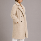 Eleanor | Women's Double-Breasted Coat | Teddy Sherpa · PNY