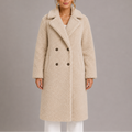 Eleanor | Women's Double-Breasted Coat | Teddy Sherpa · PNY