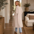 Eleanor | Women's Longline Coat | Patch Pockets · PNY