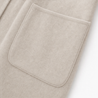 Eleanor | Women's Longline Coat | Patch Pockets · PNY