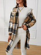 Eleanor | Women's Longline Shacket | Plaid · PNY