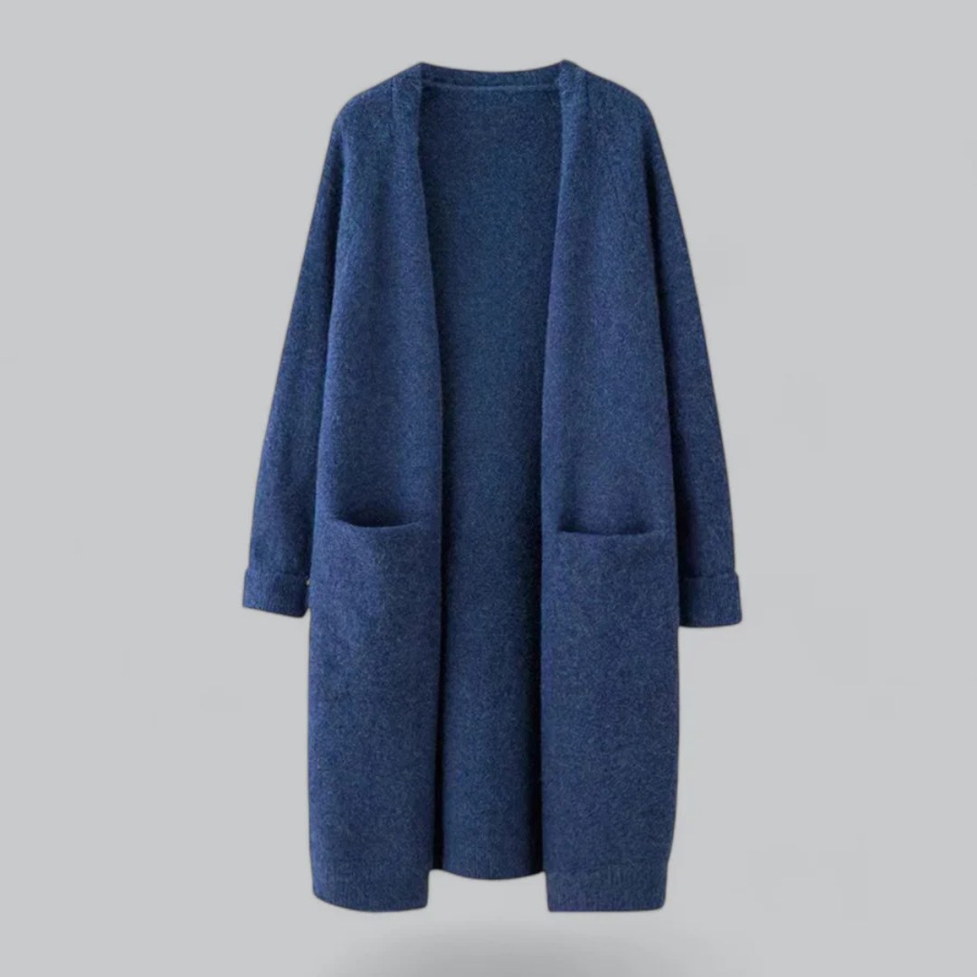 Eleanor | Women's Open-Front Cardigan | Longline Knit · PNY