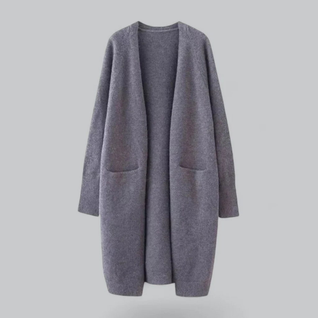 Eleanor | Women's Open-Front Cardigan | Longline Knit · PNY