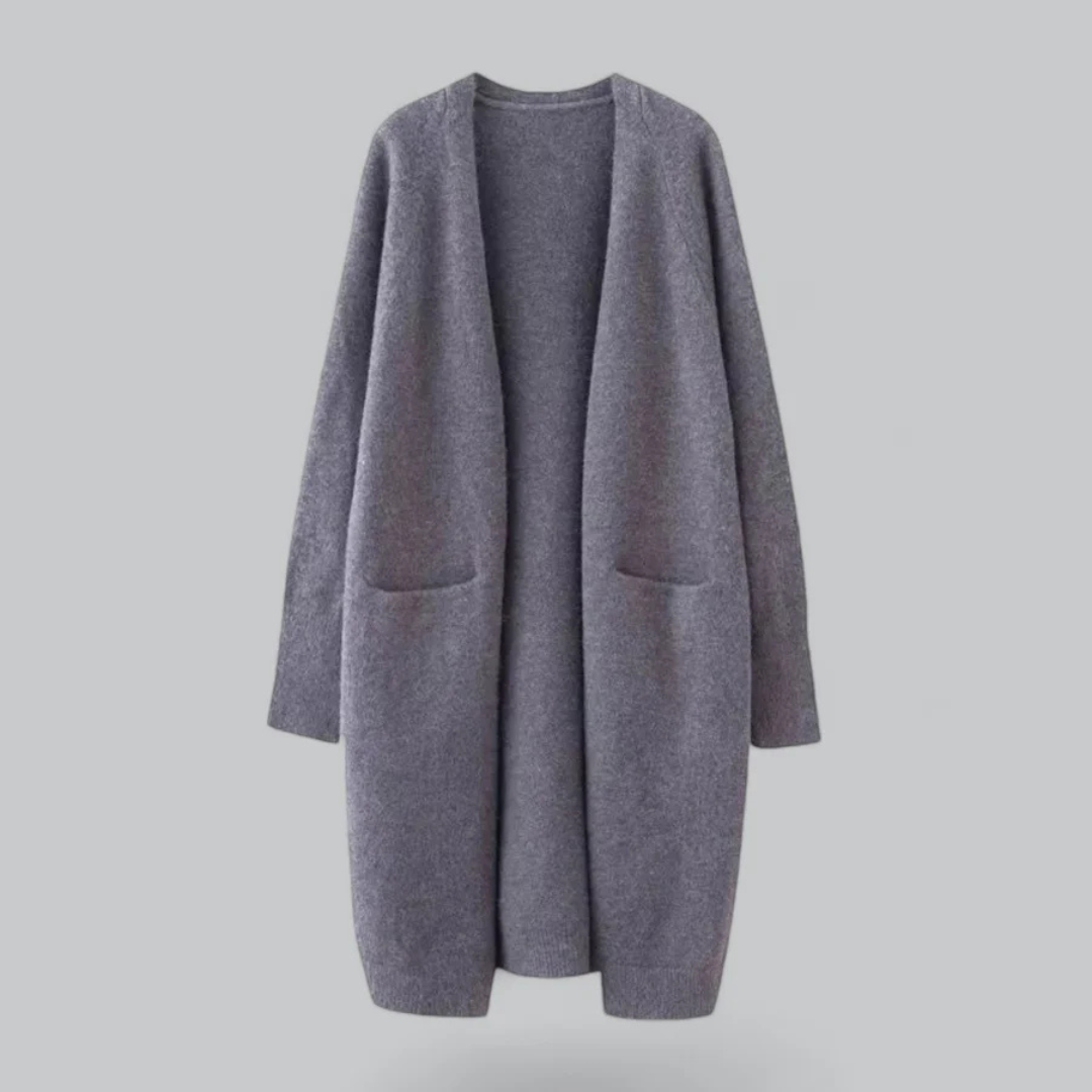 Eleanor | Women's Open-Front Cardigan | Longline Knit · PNY
