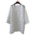 Eleanor | Women's Oversized Tunic Top | Patch Pocket · PNY