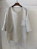 Eleanor | Women's Oversized Tunic Top | Patch Pocket · PNY