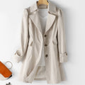 Eleanor | Women's Single-Breasted Trench Coat | Notch Lapel