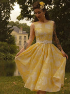 Eleanor | Women's Sleeveless Midi Dress | Floral Print · PNY