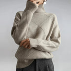 Eleanor | Women's Turtleneck Sweater | Diamond Knit · PNY