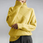 Eleanor | Women's Turtleneck Sweater | Diamond Knit · PNY