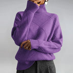 Eleanor | Women's Turtleneck Sweater | Diamond Knit · PNY