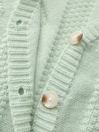Eleanor | Women's V-Neck Cardigan | Floral Embroidery · PNY