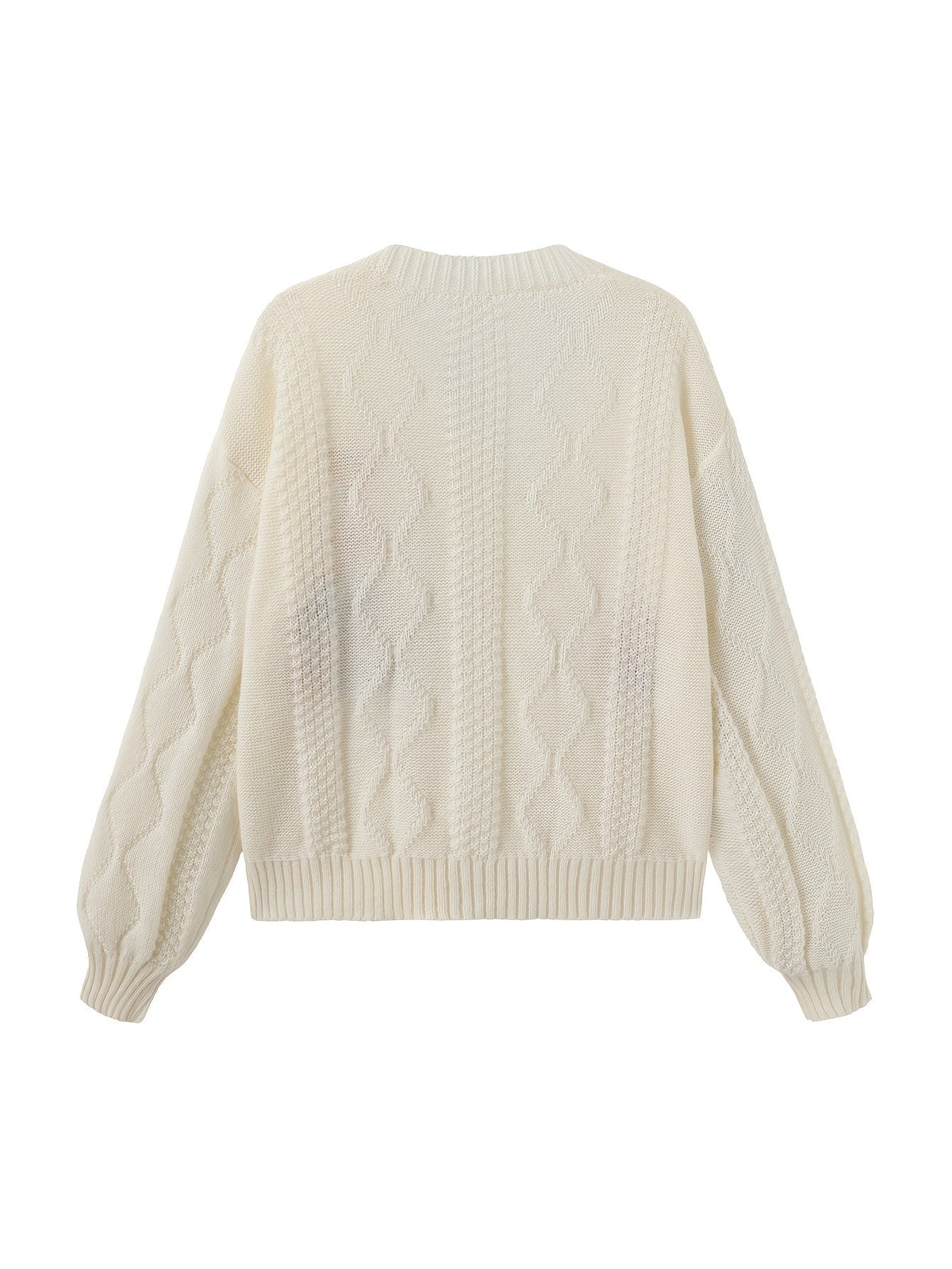 Eleanor | Women's V-Neck Cardigan | Floral Embroidery · PNY