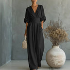 Eliza | Women's Wide-Leg Jumpsuit | Tie Waist · PNY