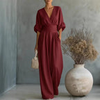 Eliza | Women's Wide-Leg Jumpsuit | Tie Waist · PNY