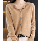 Emma | Women's Crewneck Cardigan | Button-Front · PNY