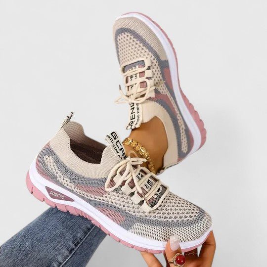 Emma | Women's Lace-Up Sneakers | Breathable Mesh · PNY