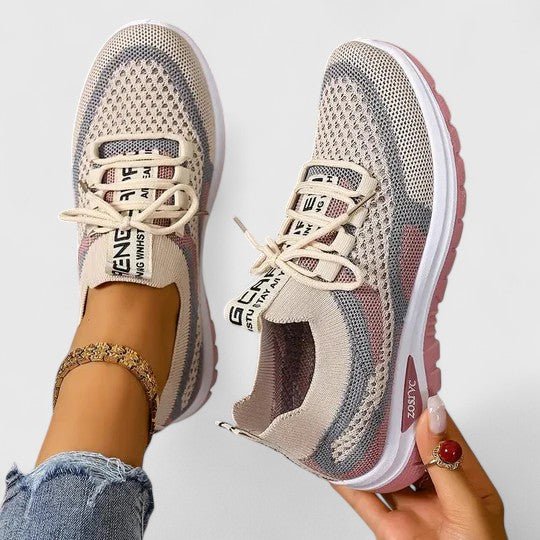Emma | Women's Lace-Up Sneakers | Breathable Mesh · PNY