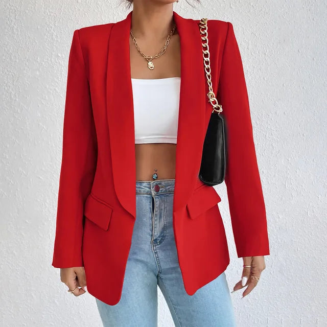 Emma | Women's Open-Front Blazer | Notched Lapel · PNY