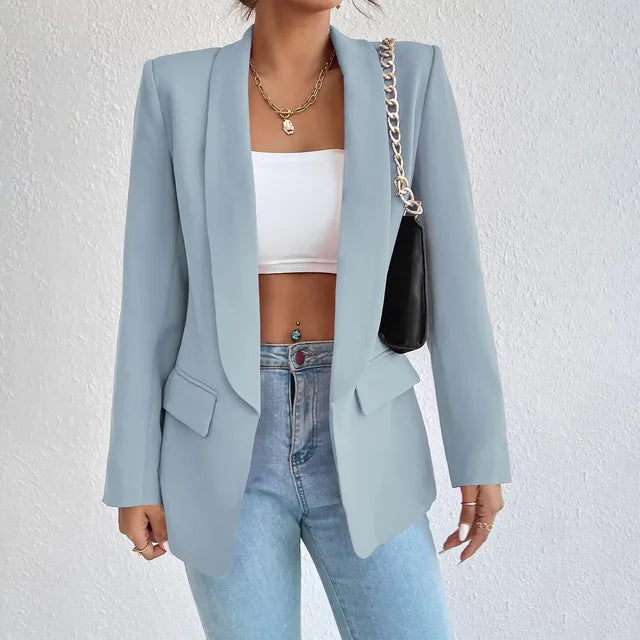 Emma | Women's Open-Front Blazer | Notched Lapel · PNY