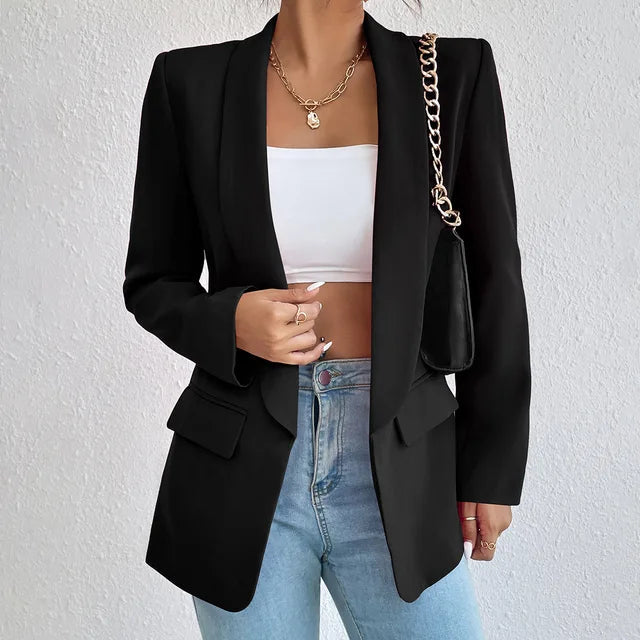 Emma | Women's Open-Front Blazer | Notched Lapel · PNY