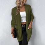 Emma | Women's Open-Front Cardigan | Side Pockets · PNY