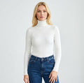 Emma | Women's Turtleneck Sweater | Ribbed Knit