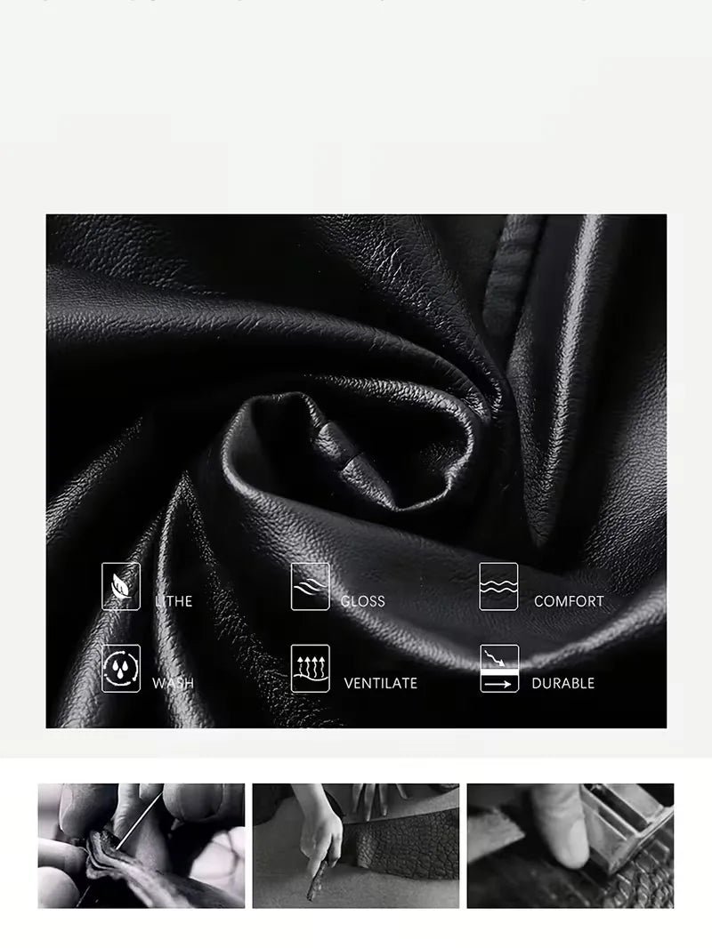 Ethan | Men's Bomber Jacket | Full-Zip Leather · PNY