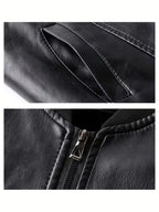 Ethan | Men's Bomber Jacket | Full-Zip Leather · PNY