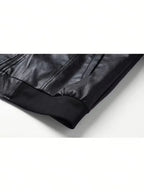 Ethan | Men's Bomber Jacket | Full-Zip Leather · PNY