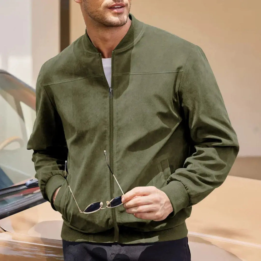Ethan | Men's Bomber Jacket | Suede · PNY