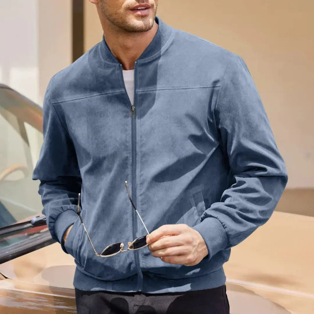 Ethan | Men's Bomber Jacket | Suede · PNY