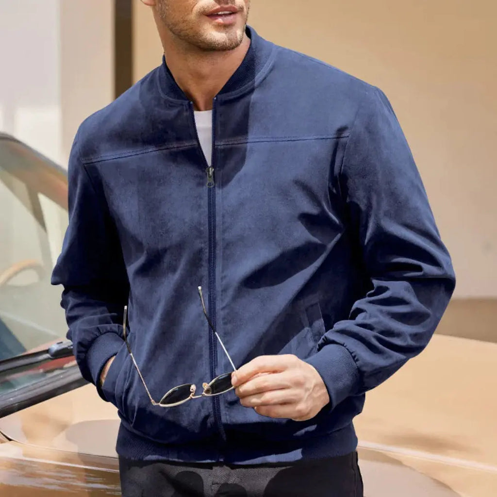 Ethan | Men's Bomber Jacket | Suede · PNY