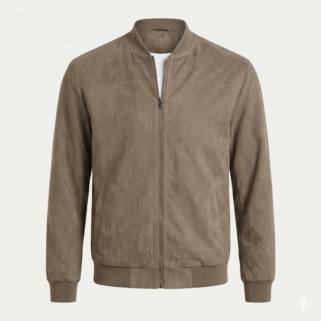 Ethan | Men's Bomber Jacket | Suede · PNY