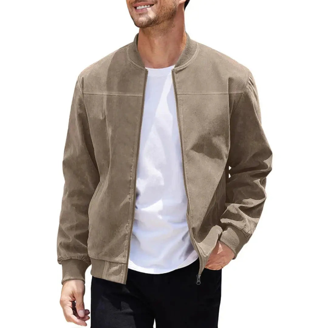 Ethan | Men's Bomber Jacket | Suede · PNY