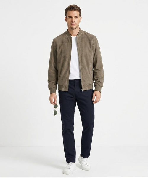 Ethan | Men's Bomber Jacket | Suede · PNY