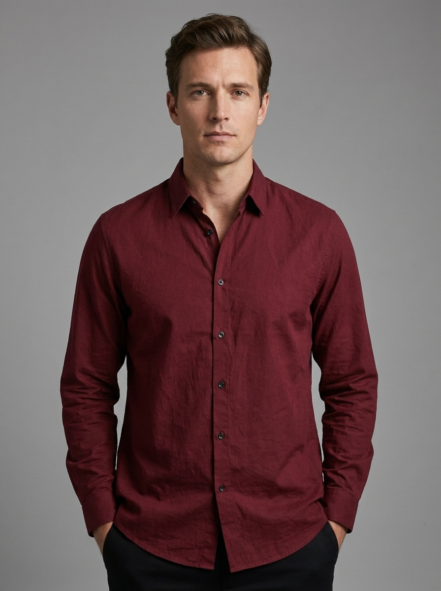 Noah | Men's Button-Up Shirt | Chest Pocket