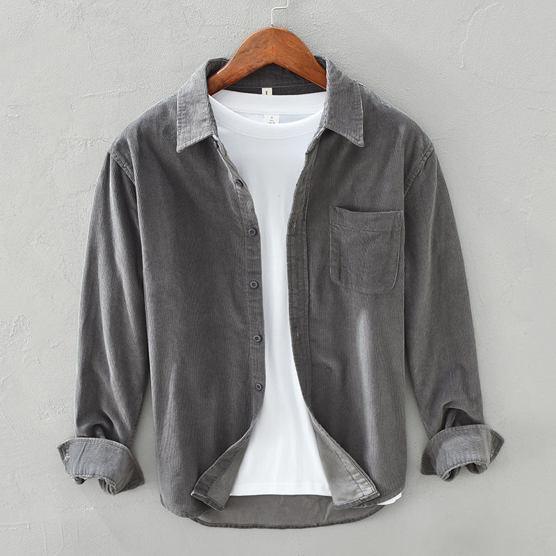 Ethan | Men's Button-Up Shirt | Corduroy · PNY