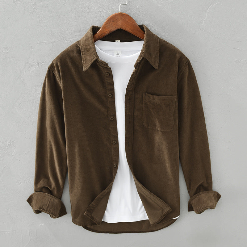 Ethan | Men's Button-Up Shirt | Corduroy · PNY