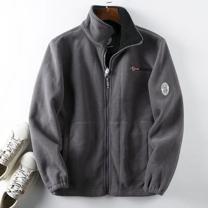 Ethan | Men's Full-Zip Fleece Jacket | Sherpa-Lined · PNY