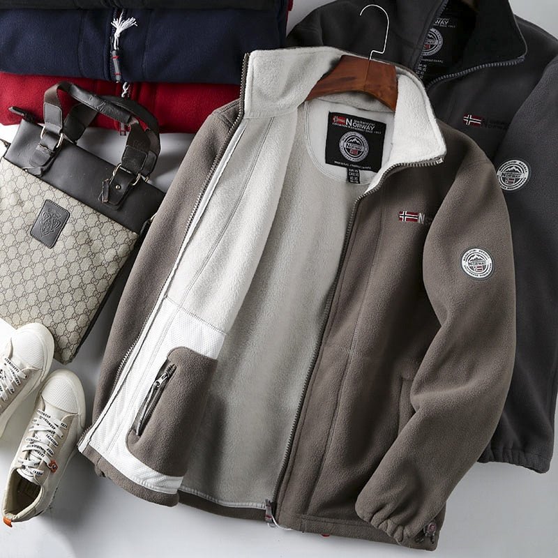 Ethan | Men's Full-Zip Fleece Jacket | Sherpa-Lined · PNY