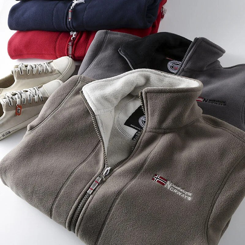 Ethan | Men's Full-Zip Fleece Jacket | Sherpa-Lined · PNY