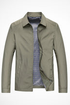 Ethan | Men's Full-Zip Jacket | Collared Harrington · PNY
