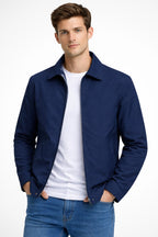 Ethan | Men's Full-Zip Jacket | Collared Harrington · PNY