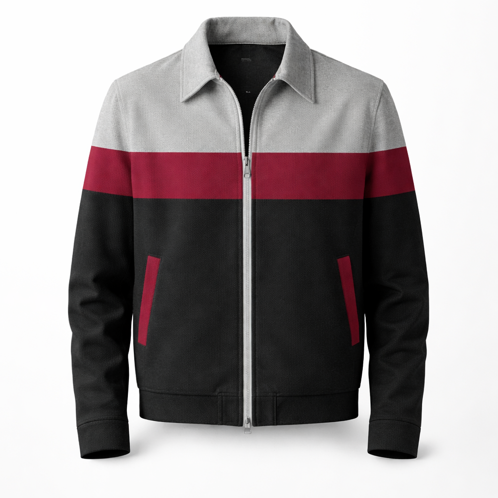 Ethan | Men's Full-Zip Jacket | Colorblock · PNY