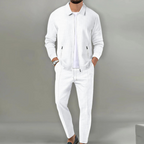 Ethan | Men's Full-Zip Tracksuit Set | Waffle-Knit · PNY