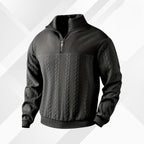 Ethan | Men's Half-Zip Sweater | Cable Knit · PNY