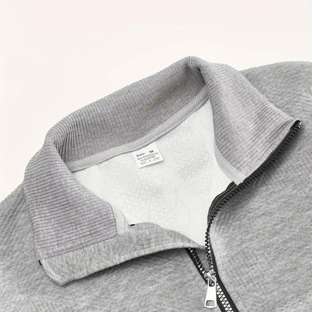 Ethan | Men's Half-Zip Sweater | Cable Knit · PNY