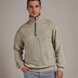 Theo | Men's Half-Zip Sweater | Cable Knit